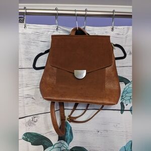 Moda Luxe Suede Backpack